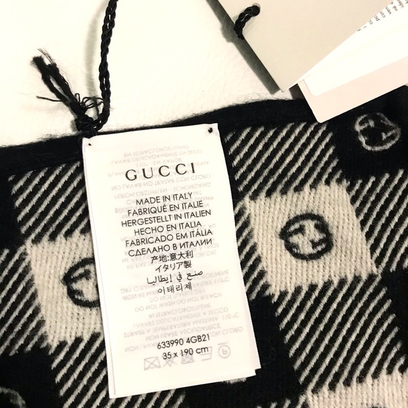 BRAND NEW Gucci Wool Scarf - Picture 3 of 4